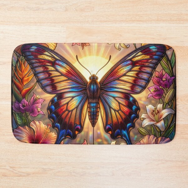Item preview, Stained Glass Style Moth designed and sold by Tridentulus.