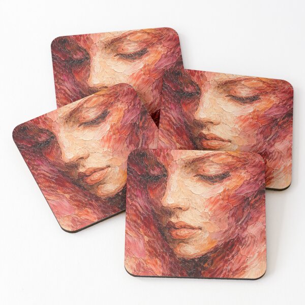 Item preview, Whispers Beneath Crimson Petals designed and sold by JcAbstractArt.