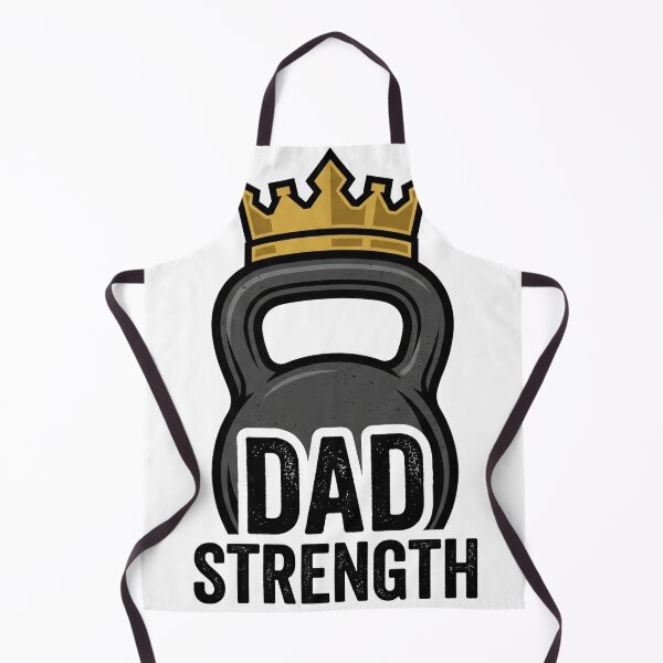 Item preview, Dad Strength Kettlebell Crown Gym Father's Day designed and sold by TeNovaStudio.