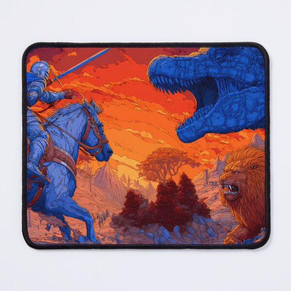 Item preview, Battle with the Beasts designed and sold by wyntera.