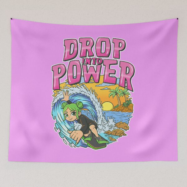 Item preview, Drop Into Power Bodyboard Girl Wave Rider designed and sold by ImaginarStore.