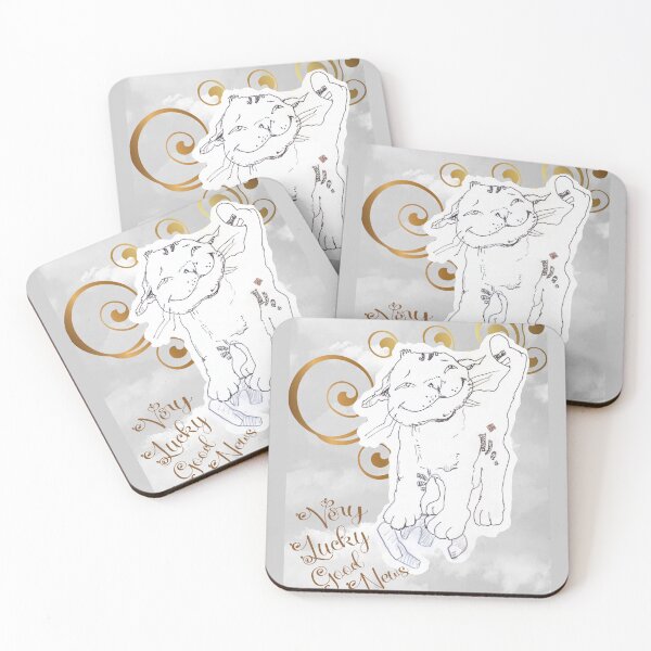 Item preview, Very Lucky Good News Cat (drawing by ACCI)  designed and sold by VanyssaGraphics.