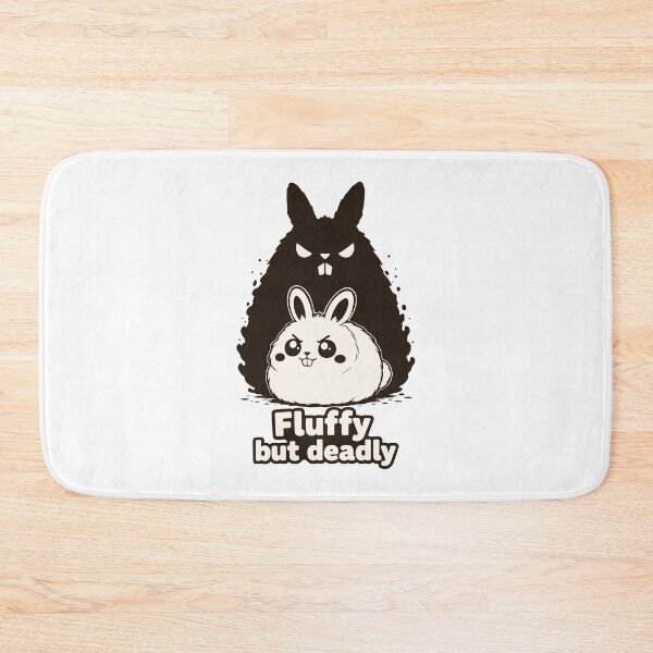 Item preview, Fluffy But Deadly Bunny. Cute Shadow Monster Rabbit. Hidden Power Motivation. designed and sold by MalisoStickers.