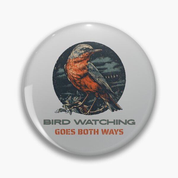 Item preview, Bird watching goes both ways. Humorous design for bird lovers, bird watchers and conspiracy enthusiatsts. designed and sold by EmpressApis.