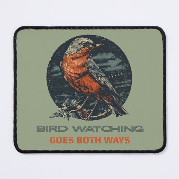 Item preview, Bird watching goes both ways. Humorous design for bird lovers, bird watchers and conspiracy enthusiatsts. designed and sold by EmpressApis.