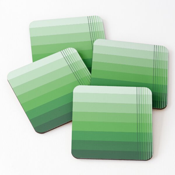 Item preview, Simple design from shades from light to dark green grass designed and sold by Cherevan.