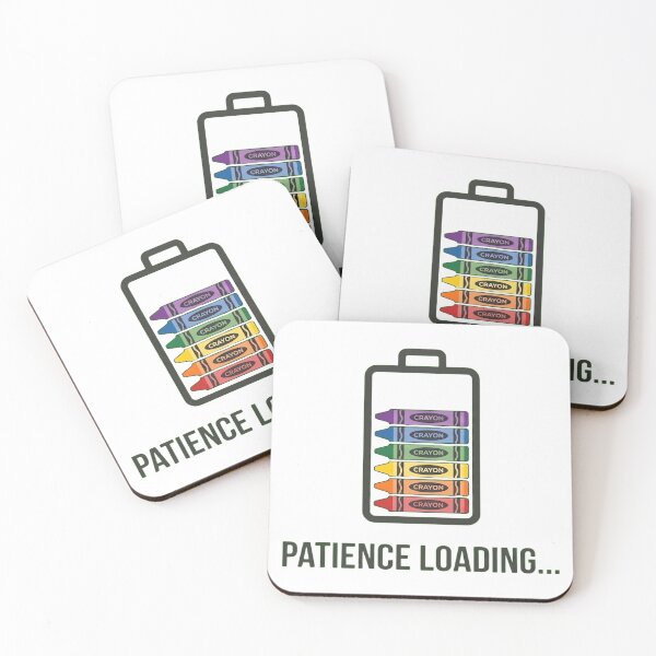 Item preview, Teacher Gift Funny Patience Loading Crayon Battery Humor designed and sold by AkDesign022.