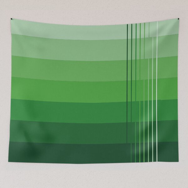 Item preview, Simple design from shades from light to dark green grass designed and sold by Cherevan.