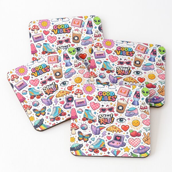Item preview, Colorful Retro Doodle Pattern designed and sold by IYASDiaz.