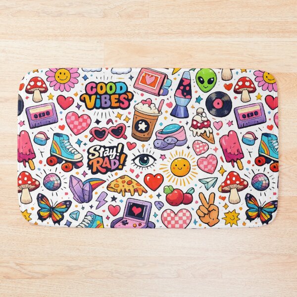 Item preview, Colorful Retro Doodle Pattern designed and sold by IYASDiaz.