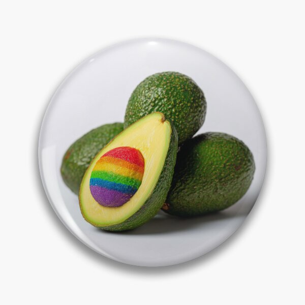 Item preview, Colorful Rainbow Avocado Art – Cute Creative Food Illustration 2 designed and sold by WordPlayStudio.