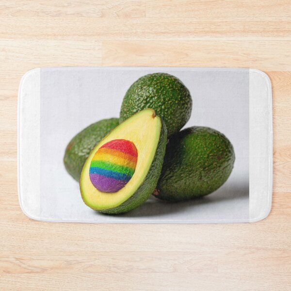 Item preview, Colorful Rainbow Avocado Art – Cute Creative Food Illustration 2 designed and sold by WordPlayStudio.
