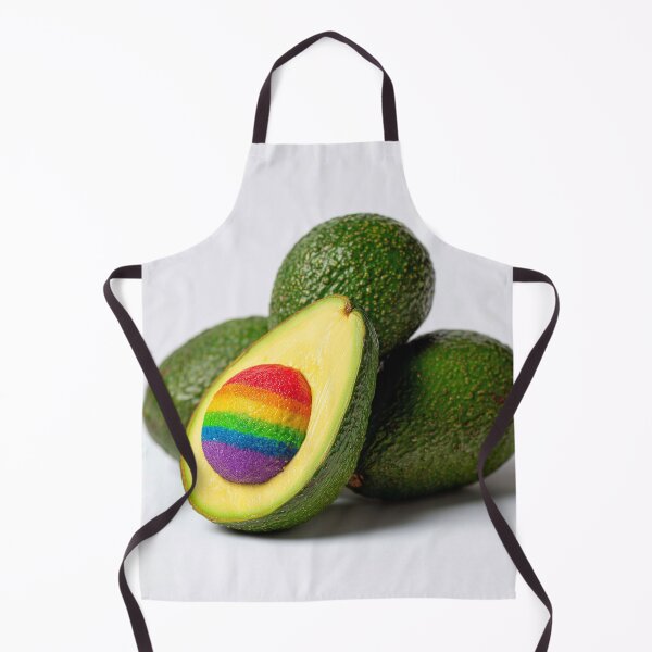 Item preview, Colorful Rainbow Avocado Art – Cute Creative Food Illustration 2 designed and sold by WordPlayStudio.