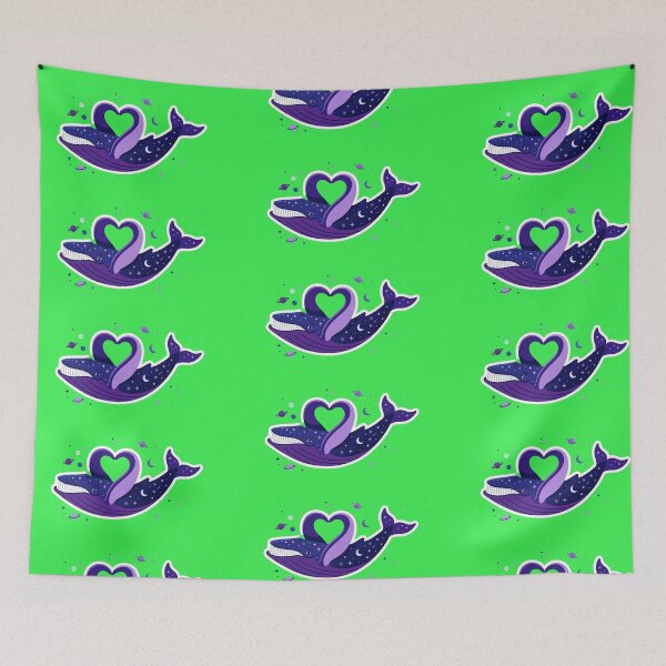 Item preview, ​Aethereal Whale in the Starry Purple Galaxy designed and sold by NadinGerasi.