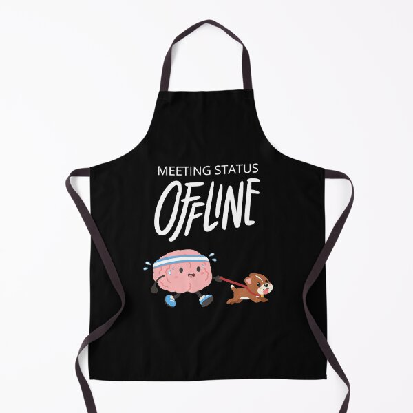 Item preview, Meeting Status: Offline - Funny Brain Walking Dog designed and sold by ContigoART.