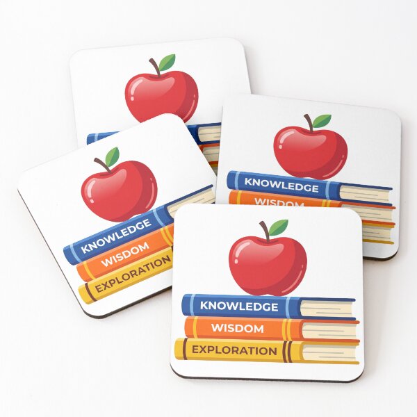 Item preview, Teacher Appreciation Gift Knowledge Wisdom Exploration Apple Books designed and sold by AkDesign022.