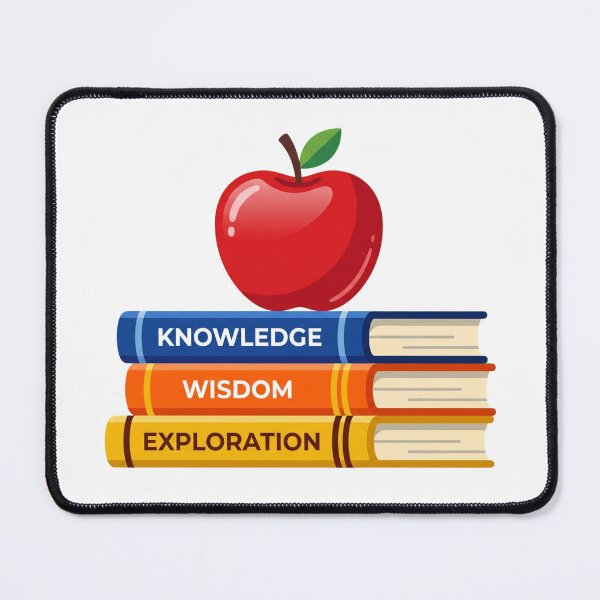 Item preview, Teacher Appreciation Gift Knowledge Wisdom Exploration Apple Books designed and sold by AkDesign022.