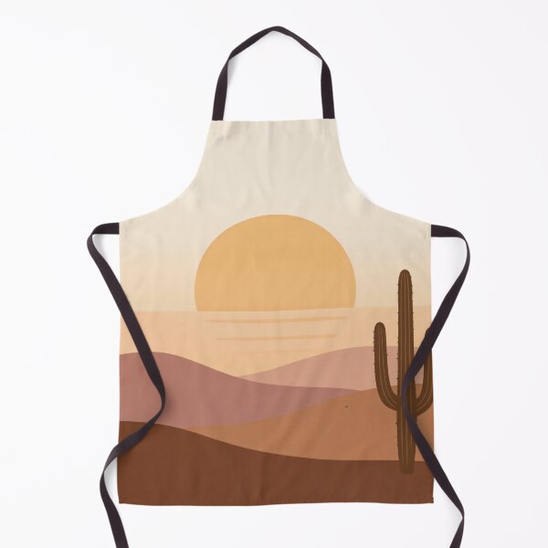 Item preview, Minimalist Desert Sunset Cactus Boho Southwest Art designed and sold by Michael Schwarz.
