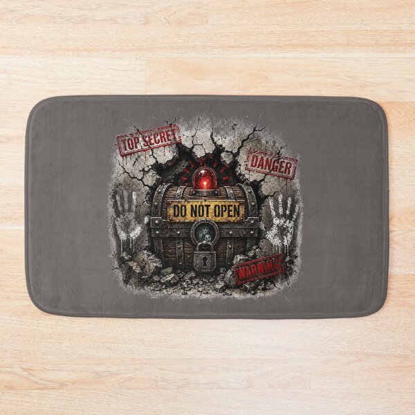 Item preview, Top Secret T-Shirt – Do Not Open Warning Graphic, Horror Grunge Style designed and sold by Aimetoi.