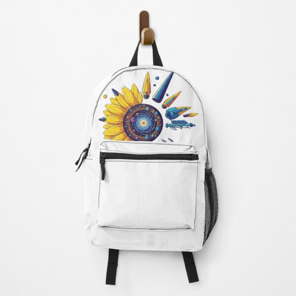 Item preview, Galactic Bloom: Interstellar Sunflower & Starships designed and sold by Dzblack.