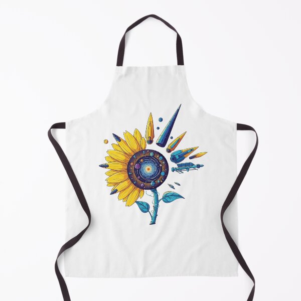 Item preview, Galactic Bloom: Interstellar Sunflower & Starships designed and sold by Dzblack.