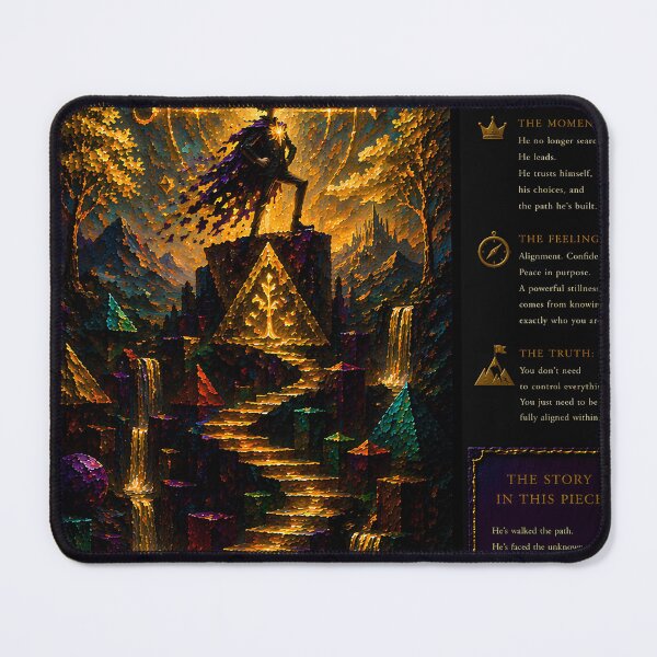 Item preview, The Mastery Journey Art Print designed and sold by Jacque's Life In Motion Studio.