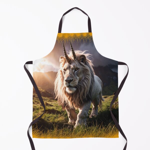 Item preview, Legendary lion with two unicorn horns designed and sold by Alan-David.