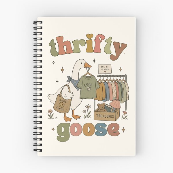 Item preview, Silly Thrifty Goose Vintage Stamp designed and sold by Neeshki.