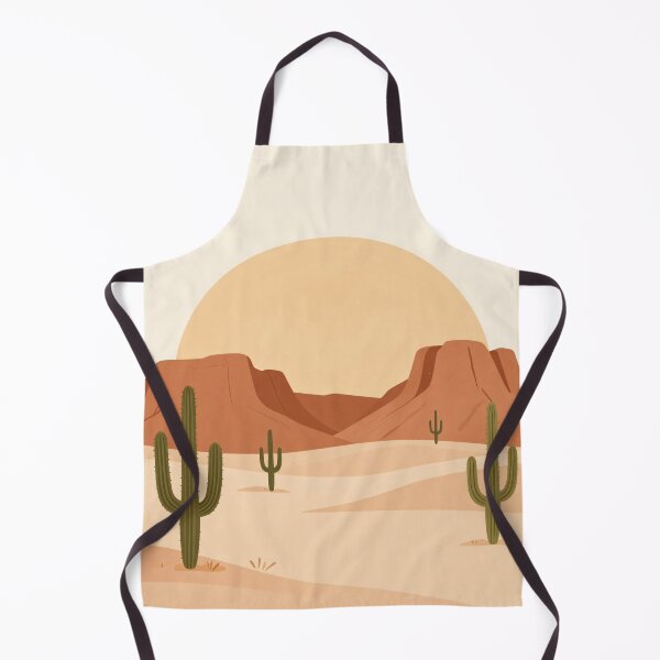 Item preview, Minimalist Desert Sunset Cactus Southwest Landscape Art designed and sold by Fariks.