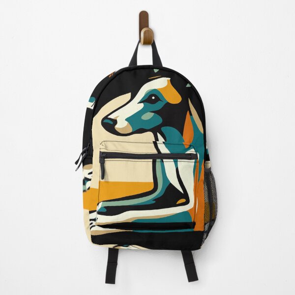 Item preview, Colorful dog with butterfly designed and sold by GALOGO – Art for Sighthounds & Animal Welfare.