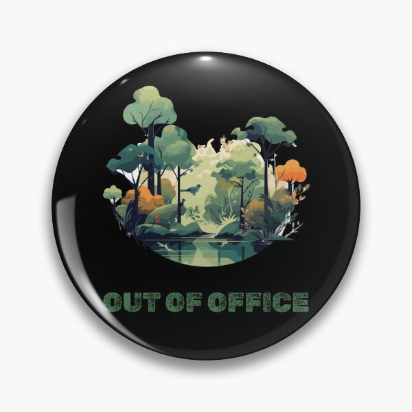 Item preview, Out of Office Modern Flat Landscape designed and sold by ContigoART.