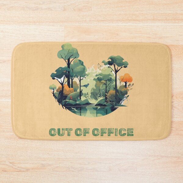 Item preview, Out of Office Modern Flat Landscape designed and sold by ContigoART.