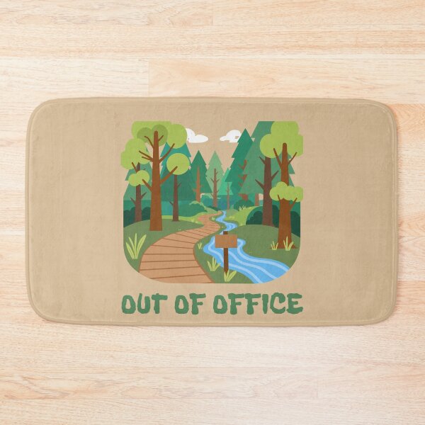 Item preview, Out of Office Hiking Forest Path designed and sold by ContigoART.