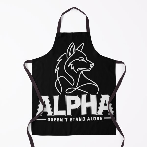 Item preview, Alpha Doesn’t Stand Alone Wolf Shirt designed and sold by PINK FREE.