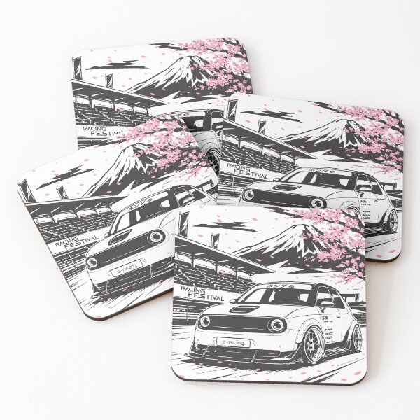 Item preview, E-racing car japan t-shirt / phone case designed and sold by LKTD-Projects.