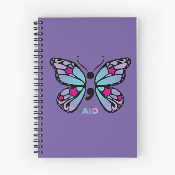Item preview, Mariposa de punto y coma (negra) designed and sold by AIDcares.