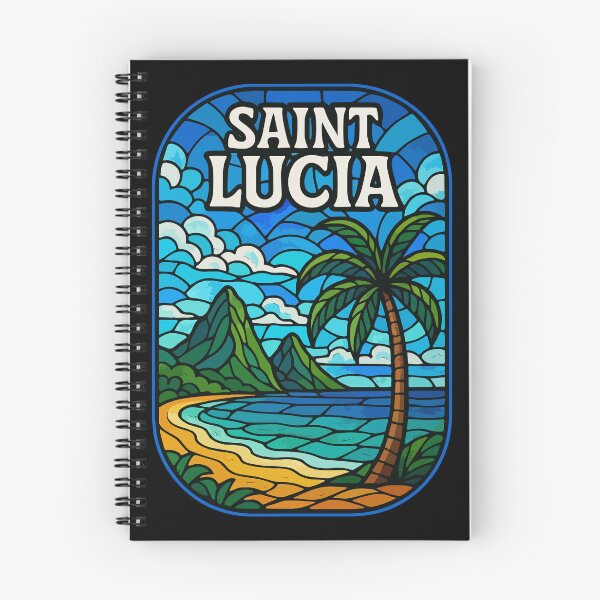 Item preview, Viajes a Santa Lucía, Caribe y vidrieras designed and sold by TomFrontierArt.