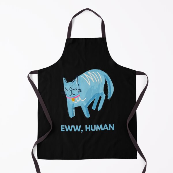 Item preview, Funny Cat Lover – Sarcastic “Eww Human” Blue Cat Meme designed and sold by ContigoART.