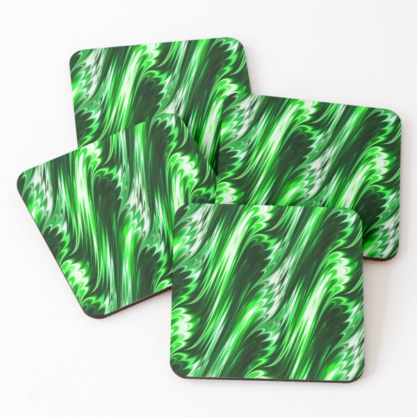 Item preview, Emerald Gemstone Abstract Liquid Silk Pattern designed and sold by Lainey1978.