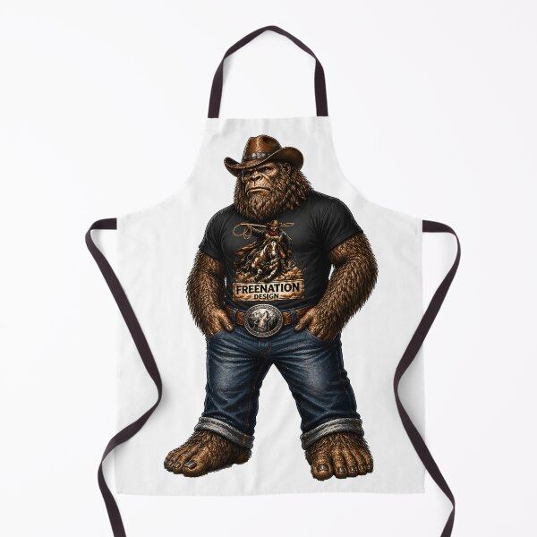 Item preview, Western Bigfoot Vintage Graphic Design designed and sold by FREENATION2026.