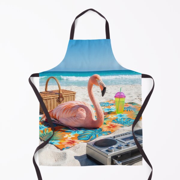 Item preview, Flamingo Lives the Beach Life designed and sold by Tridentulus.