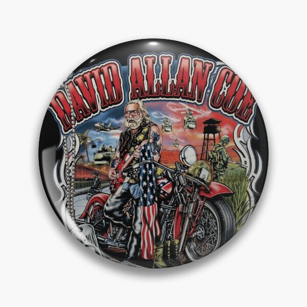 Item preview, Patriotic David Allan Coe designed and sold by Saddle Tramp Designs.