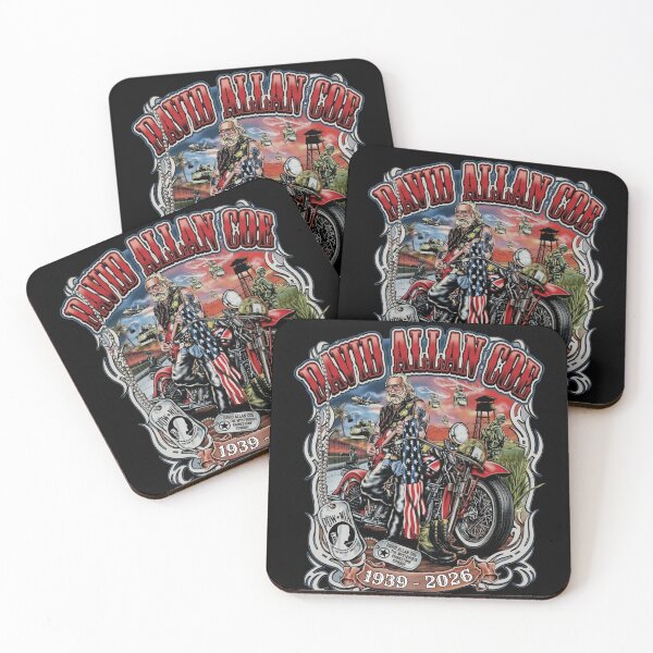 Item preview, Patriotic David Allan Coe designed and sold by Saddle Tramp Designs.