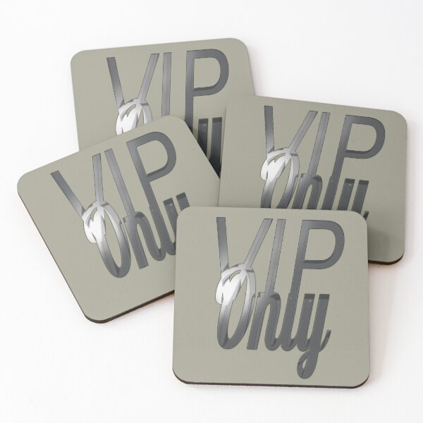 Item preview, VIP Only symbol with an elegant design – Black & White designed and sold by Alan-David.