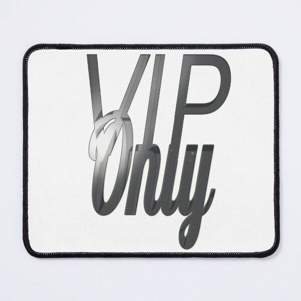 Item preview, VIP Only symbol with an elegant design – Black & White designed and sold by Alan-David.