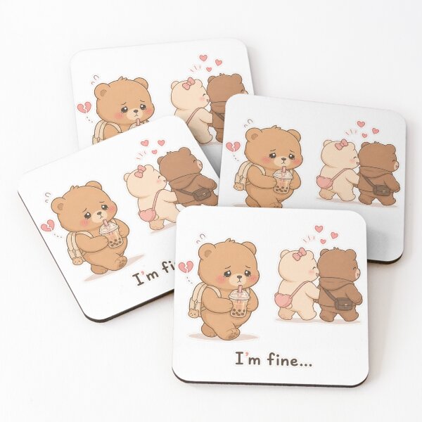 Item preview, Cute Bear Third Wheel Funny Mood designed and sold by Sadia  Jannat.