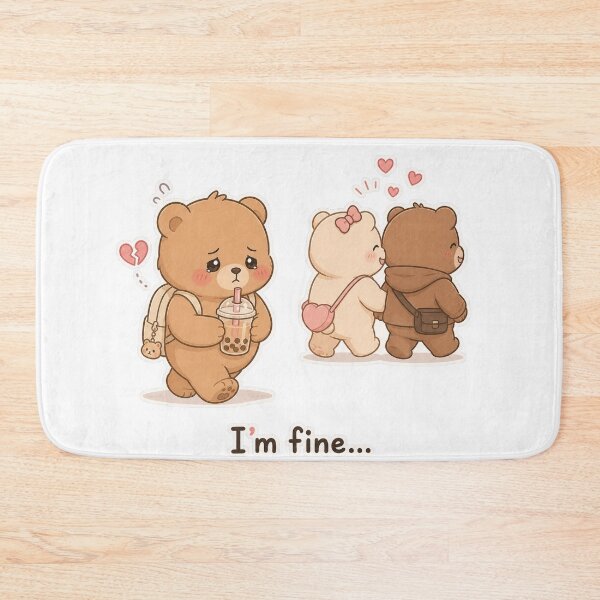 Item preview, Cute Bear Third Wheel Funny Mood designed and sold by Sadia  Jannat.