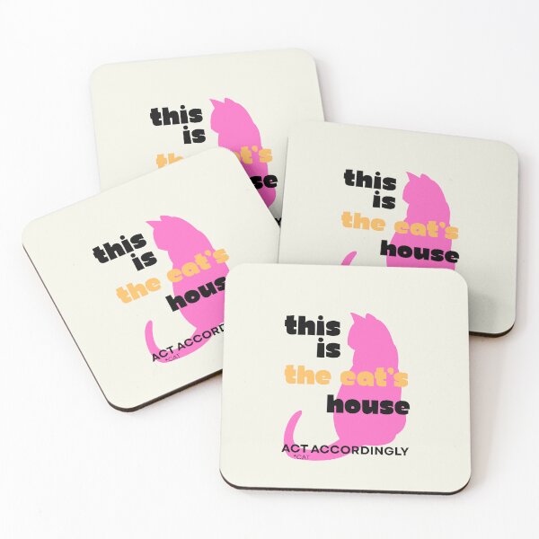 Item preview, This Is The Cat's House — Funny Cat Design designed and sold by Melo&Mia.