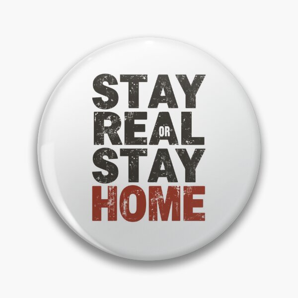 Item preview, Stay Real Or Stay Home - Vintage Distressed Dad Gift designed and sold by Larams Studio.
