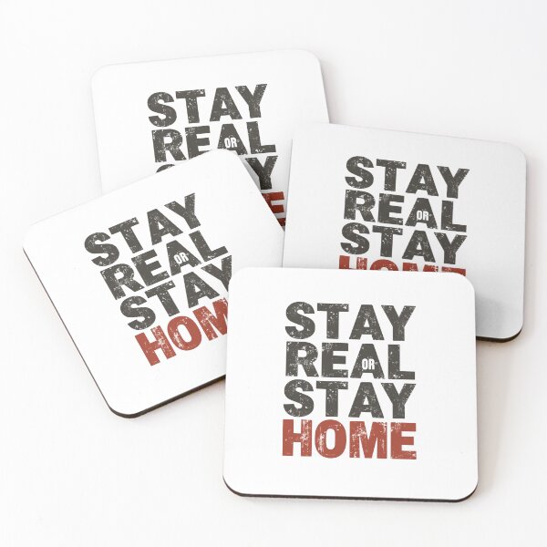 Item preview, Stay Real Or Stay Home - Vintage Distressed Dad Gift designed and sold by Larams Studio.